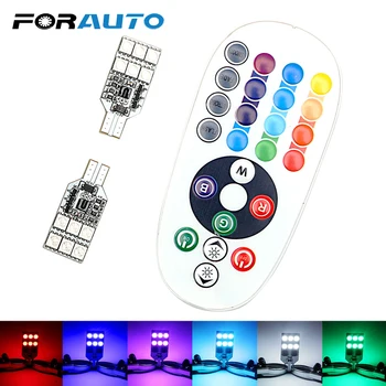 FORAUTO 2pcs Dome Sourcing T 10 SMD 5050 16 Colors LED Car Side Wedge Light Remote Control W5W 12 LED RGBW Universal Colorful
FORAUTO 2pcs Dome Sourcing T 10 SMD 5050 16 Colors LED Car Side Wedge Light Remote Control W5W 12 LED RGBW Universal Colorful