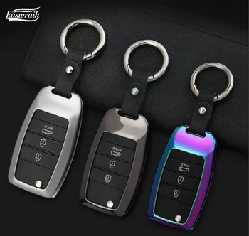 Car Zinc Alloy+Leather Key Cover Shell Holder For KIA K3 K5 Sorento KX5 Optima KX3 K3S Sportage Carens Smart/Folding Key Chain
Car Zinc Alloy+Leather Key Cover Shell Holder For KIA K3 K5 Sorento KX5 Optima KX3 K3S Sportage Carens Smart/Folding Key Chain
