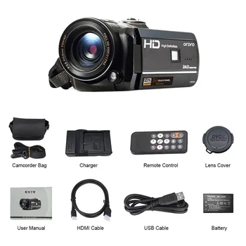 Ordro Digital Video Camera HDV-D395 Infrared Night Vision Camcorder Wifi HD 1080P 30fps with Remote Control
Ordro Digital Video Camera HDV-D395 Infrared Night Vision Camcorder Wifi HD 1080P 30fps with Remote Control