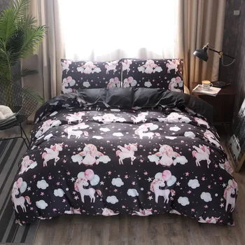 Cartoon Unicorn printed Bedding Set for comforter Duvet Cover set Twin Full Queen King Sizes polyester Bed Linens of unicorn
Cartoon Unicorn printed Bedding Set for comforter Duvet Cover set Twin Full Queen King Sizes polyester Bed Linens of unicorn