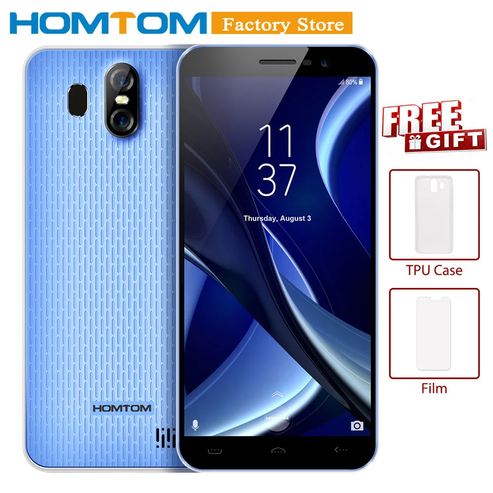 HOMTOM S16 Smartphone 5.5" 18:9 2GB RAM 16GB ROM 13MP Rear Camera 8MP Front Camera MTK6580 Quad Core 3000mAh Mobilephone
HOMTOM S16 Smartphone 5.5" 18:9 2GB RAM 16GB ROM 13MP Rear Camera 8MP Front Camera MTK6580 Quad Core 3000mAh Mobilephone