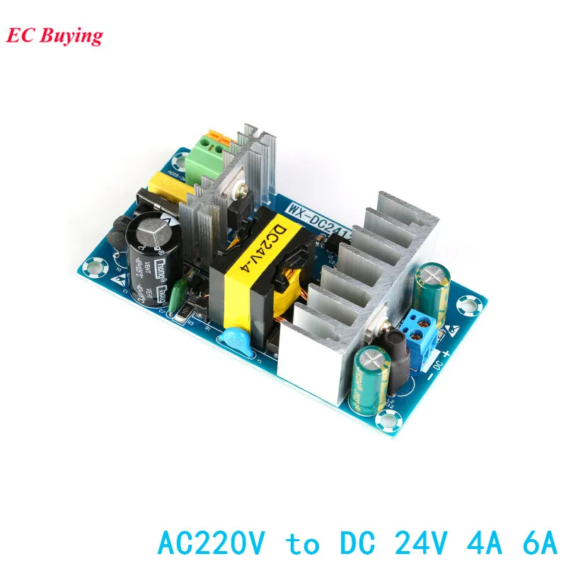 AC 220V to DC 24V 4A 6A Stable High Power Switching Power Supply Board Step Down Power Module Transformer Electronic DIY PCB
AC 220V to DC 24V 4A 6A Stable High Power Switching Power Supply Board Step Down Power Module Transformer Electronic DIY PCB