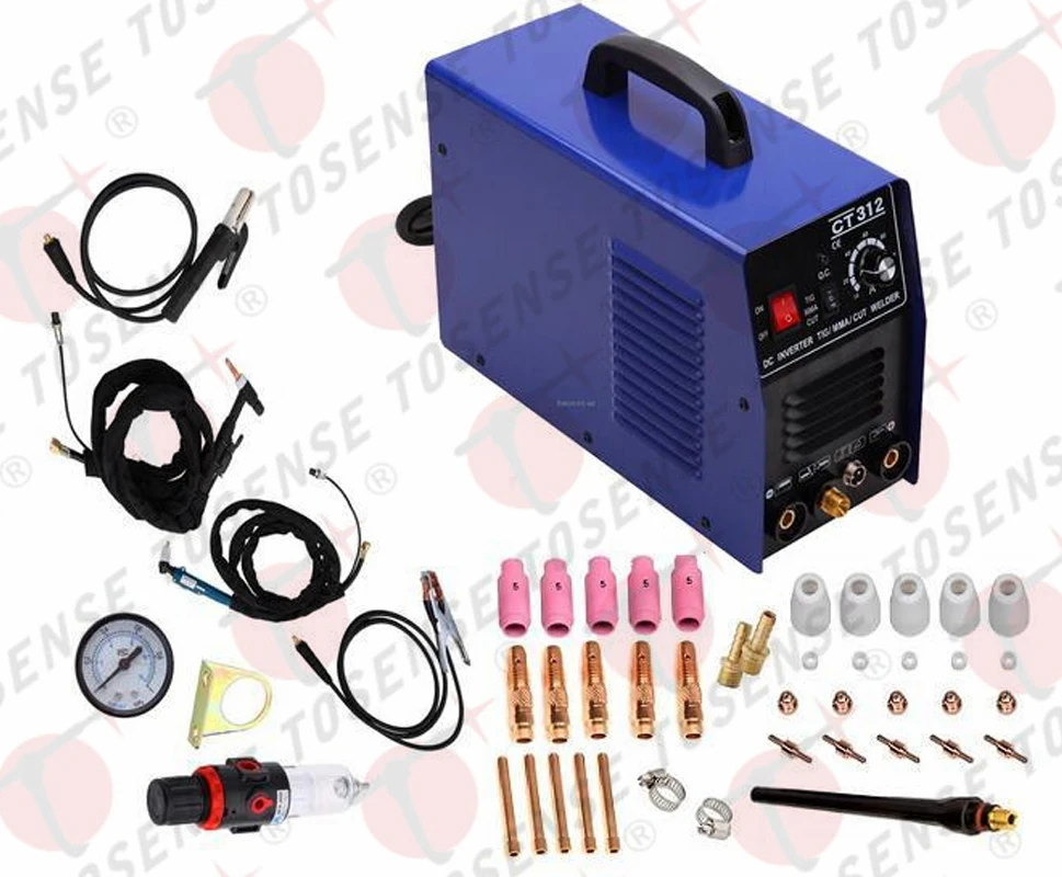2016 FREE SHIPPING 110V/220V 120A CT312 3IN1 ARC Digital TIG/MMA/CUT Welding Machine plasma cutter 5 sets welding accessories 
2016 FREE SHIPPING 110V/220V 120A CT312 3IN1 ARC Digital TIG/MMA/CUT Welding Machine plasma cutter 5 sets welding accessories