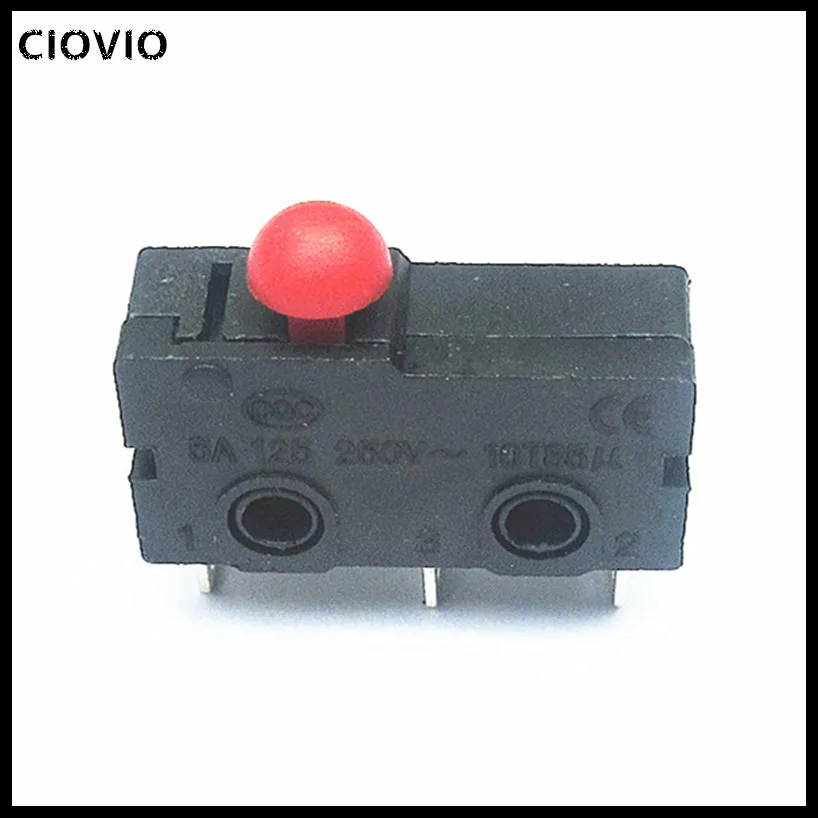 CIOVIO 10PCS Micro Switch mushroom head copper contact KW12 handleless 5A125V 3PIN
CIOVIO 10PCS Micro Switch mushroom head copper contact KW12 handleless 5A125V 3PIN