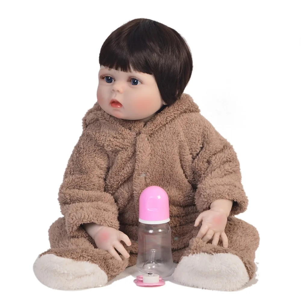 1pcs plush clothes with Silicone Reborn Baby Doll Toy Princess Toddler Babies so beautiful Bebe Girls DOLLMAI Collection gift
1pcs plush clothes with Silicone Reborn Baby Doll Toy Princess Toddler Babies so beautiful Bebe Girls DOLLMAI Collection gift