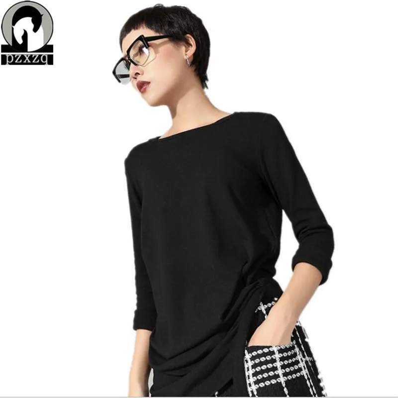 2019 Spring Summer New o-neck t shirt Women Bow Decoration tops long sleeve tshirt women t-shirt fashion t shirts women clothing
2019 Spring Summer New o-neck t shirt Women Bow Decoration tops long sleeve tshirt women t-shirt fashion t shirts women clothing
