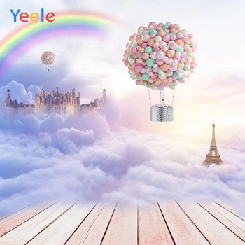 Yeele Dreamy Balloon Rainbow Sky Castle Photography Background Baby Girl Birthday Party Photographic Backdrop For Photo Studio
Yeele Dreamy Balloon Rainbow Sky Castle Photography Background Baby Girl Birthday Party Photographic Backdrop For Photo Studio