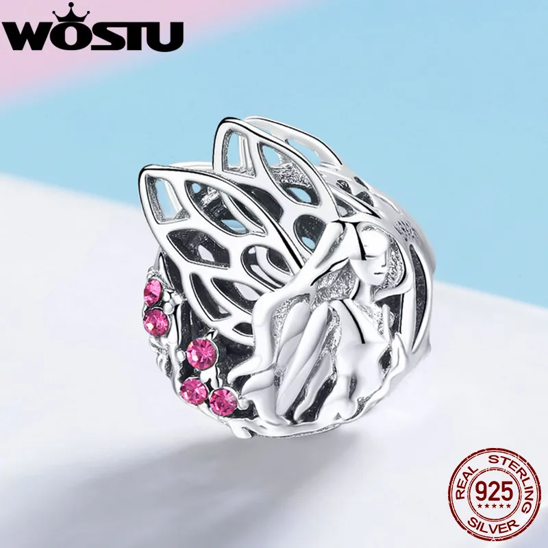 WOSTU Top Sale 925 Sterling Silver Butterfly Fairy Charm Bead fit Authentic DIY Bracelet Pendant S925 Silver Jewelry Gift FIC921
WOSTU Top Sale 925 Sterling Silver Butterfly Fairy Charm Bead fit Authentic DIY Bracelet Pendant S925 Silver Jewelry Gift FIC921