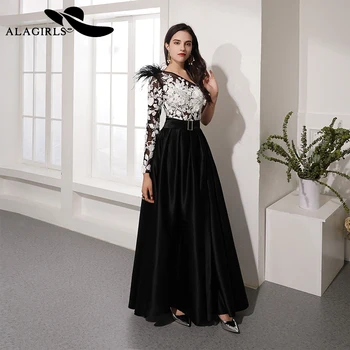Alagirls New Designed One-Shoulder Prom Dress Floor Length A Line Evening Dress Sexy Split Party Dress Vestido de fiesta 2020
Alagirls New Designed One-Shoulder Prom Dress Floor Length A Line Evening Dress Sexy Split Party Dress Vestido de fiesta 2020