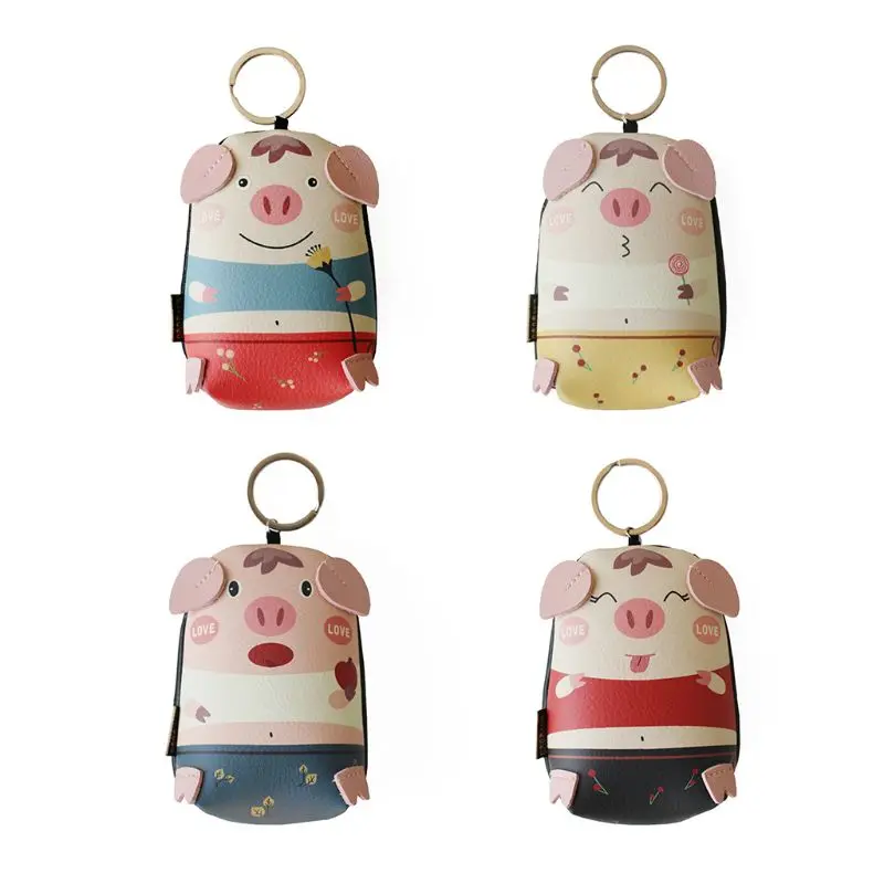 1Pc Women Mini Cartoon Pig Coin Bag Wallet Hand Pouch Purse Key Chain Keyring PU+Metal
1Pc Women Mini Cartoon Pig Coin Bag Wallet Hand Pouch Purse Key Chain Keyring PU+Metal