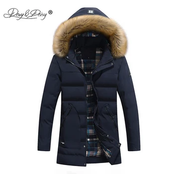 DAVYDAISY Autumn Winter Men Parkas Long Fur Collar Male Padded Cotton Thick Warm Jackets Coat Fashion Outerwear JK041
DAVYDAISY Autumn Winter Men Parkas Long Fur Collar Male Padded Cotton Thick Warm Jackets Coat Fashion Outerwear JK041