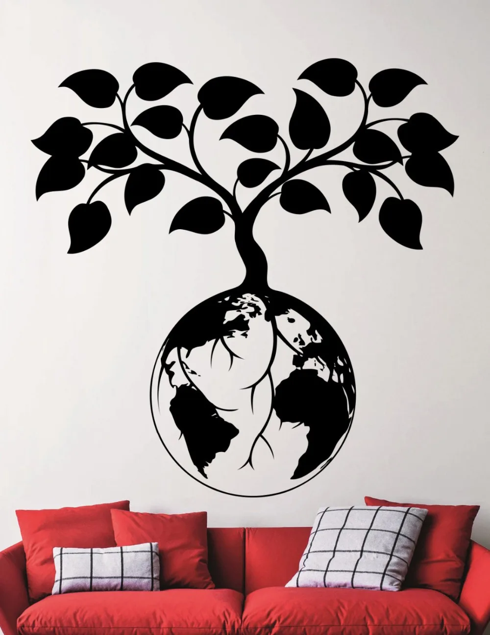 Earth Protect Designed Wall Stickers Special Meaning Plant Growing On Earth Art Wall Decals For Home Special Decor Mural WM493
Earth Protect Designed Wall Stickers Special Meaning Plant Growing On Earth Art Wall Decals For Home Special Decor Mural WM493