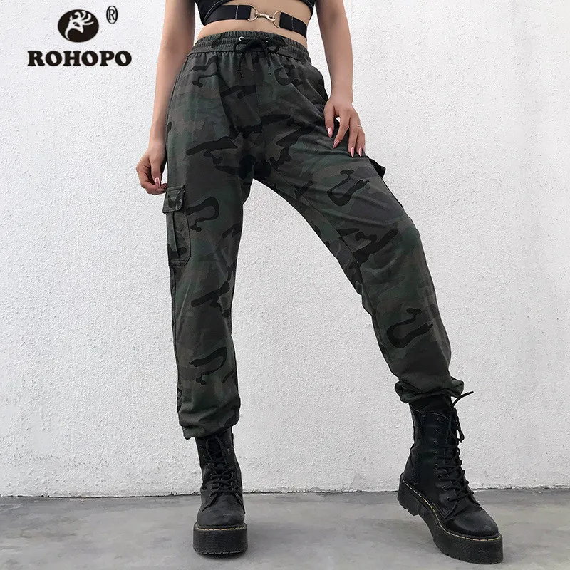 ROHOPO Women Camo Cotton Printed Pant Female Cargo Pockets Tactical Street Vintage Sweat Pants Hippie Cotton Army Sweat Trousers
ROHOPO Women Camo Cotton Printed Pant Female Cargo Pockets Tactical Street Vintage Sweat Pants Hippie Cotton Army Sweat Trousers