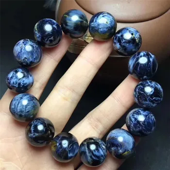 17mm Genuine Natural Blue Pietersite Stone Crystal Round Bead Stretch Bracelets For Women Men
17mm Genuine Natural Blue Pietersite Stone Crystal Round Bead Stretch Bracelets For Women Men
