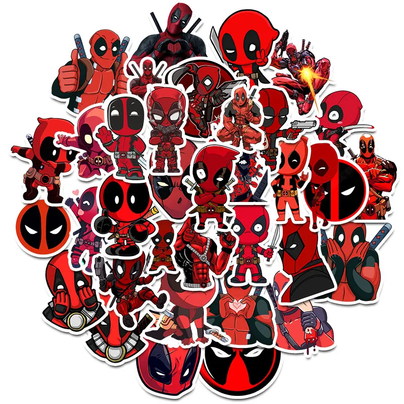 35PCS Super hero Deadpool Wade Winston Wilson stickers Graffiti Stickers for Luggage Skateboard Bicycle Wall Guitar Scrapbooking
35PCS Super hero Deadpool Wade Winston Wilson stickers Graffiti Stickers for Luggage Skateboard Bicycle Wall Guitar Scrapbooking