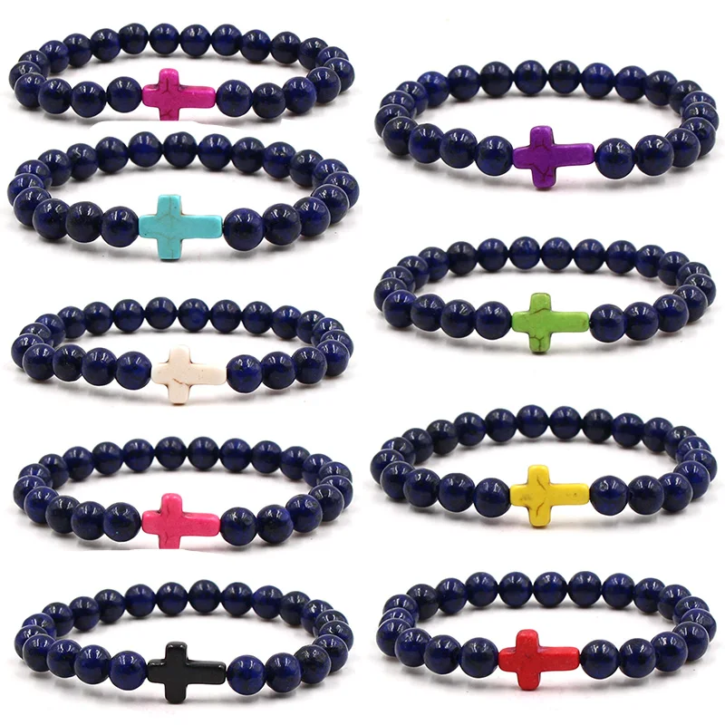 8mm beads Natural Stone bracelets for women Elasticity Yoga Cross Charms Bracelet Men jewelry pulseiras Valentine's Day Gift
8mm beads Natural Stone bracelets for women Elasticity Yoga Cross Charms Bracelet Men jewelry pulseiras Valentine's Day Gift