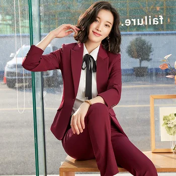 Plus Size 4xl Professional Woman Suit Workwear Two Piece Set Top And Pants Office Lady Jacket&pants Ensemble Femme Deux Pieces
Plus Size 4xl Professional Woman Suit Workwear Two Piece Set Top And Pants Office Lady Jacket&pants Ensemble Femme Deux Pieces