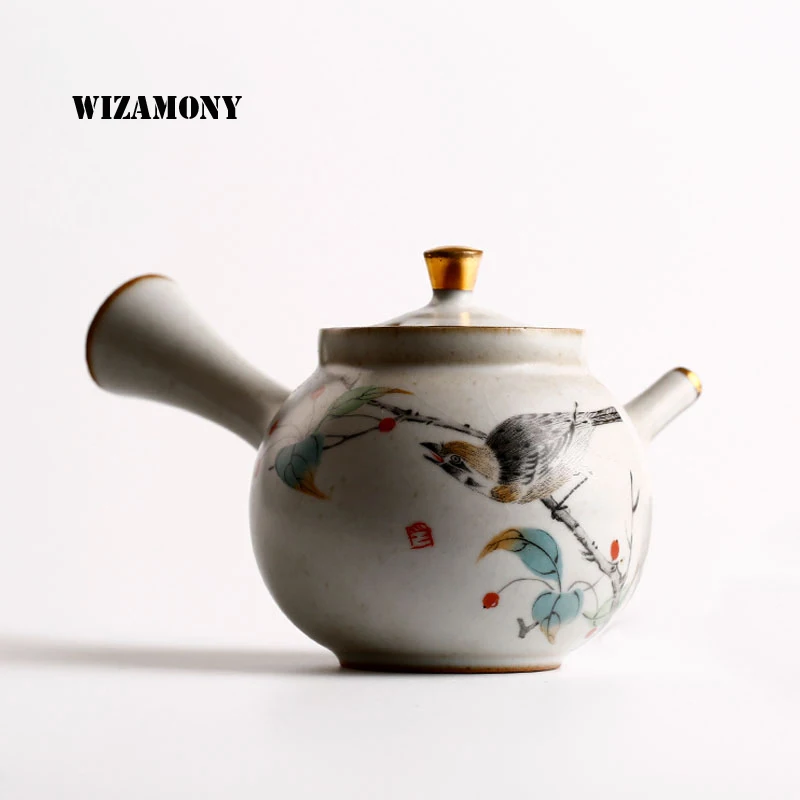 WIZAMONY New tea set Crackle Glaze Celadon Zisha Ceramics Arts Tay Thi China Tea pot Porcelain yixing Clay Antique Teapot
WIZAMONY New tea set Crackle Glaze Celadon Zisha Ceramics Arts Tay Thi China Tea pot Porcelain yixing Clay Antique Teapot