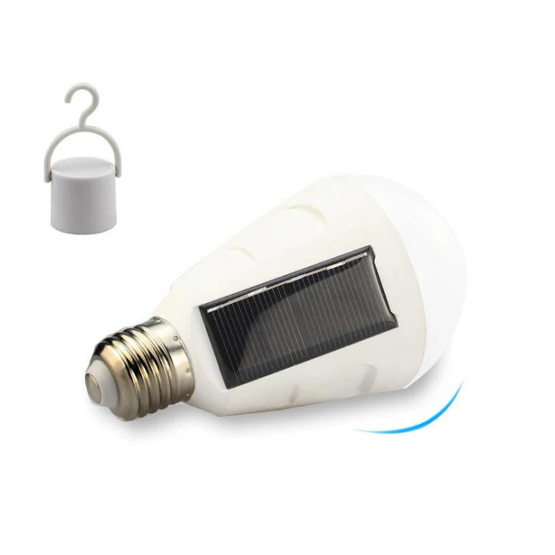 Waterproof Solar Bulb 7W 12W 85-265V Rechargeable Solar Lamp Portable E27 Led Bulb Light Energy Camping Hiking Outdoor Light
Waterproof Solar Bulb 7W 12W 85-265V Rechargeable Solar Lamp Portable E27 Led Bulb Light Energy Camping Hiking Outdoor Light