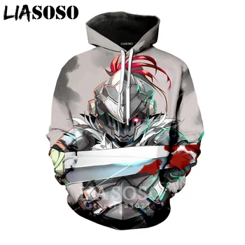LIASOSO 2019 Winter New Men Women Fashion Sweatshirt 3D Print Anime Goblin Slayer Hoodie Long Sleeve Top Brand Pullover B171-07
LIASOSO 2019 Winter New Men Women Fashion Sweatshirt 3D Print Anime Goblin Slayer Hoodie Long Sleeve Top Brand Pullover B171-07