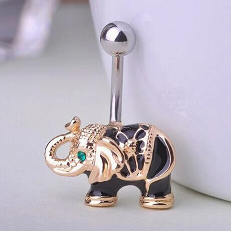 Kawaii Cute Small Elephant Piercing Accessories Women's Sexy Body Jewelry Enamel Percing bijoux Fashion New Belly Navel rings
Kawaii Cute Small Elephant Piercing Accessories Women's Sexy Body Jewelry Enamel Percing bijoux Fashion New Belly Navel rings