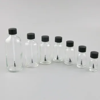 Empty Clear Round Glass Nail Polish Bottle With Black Brush cap Cosmetic Container 5ml 10ml 20ml 1oz 50ml 10pcs
Empty Clear Round Glass Nail Polish Bottle With Black Brush cap Cosmetic Container 5ml 10ml 20ml 1oz 50ml 10pcs