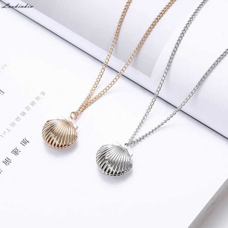 golden&silvery sea shell alloy pendant necklace simple elegant chain necklace for women accessories 2019 fashion Korean jewelry
golden&silvery sea shell alloy pendant necklace simple elegant chain necklace for women accessories 2019 fashion Korean jewelry