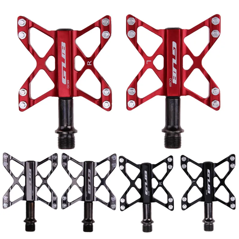 GUB 9/16 Bicycle Pedal 3 Bearings Flat Pedals MTB BMX Mountain Road Bike Racing Pedals Ultralight Aluminum Alloy Bicycle Pedals
GUB 9/16 Bicycle Pedal 3 Bearings Flat Pedals MTB BMX Mountain Road Bike Racing Pedals Ultralight Aluminum Alloy Bicycle Pedals