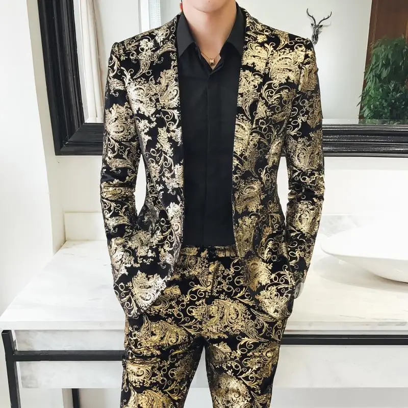 Noble Men's Suit Jackets and Suit Trousers Fashion High Quality Suits Coats and Pants Large Size S-5XL
Noble Men's Suit Jackets and Suit Trousers Fashion High Quality Suits Coats and Pants Large Size S-5XL