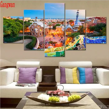 5 Pcs mosaic The Buildings In Barcelona diamond Painting full square round 3d embroidery cross stitch city landscape wall paint
5 Pcs mosaic The Buildings In Barcelona diamond Painting full square round 3d embroidery cross stitch city landscape wall paint