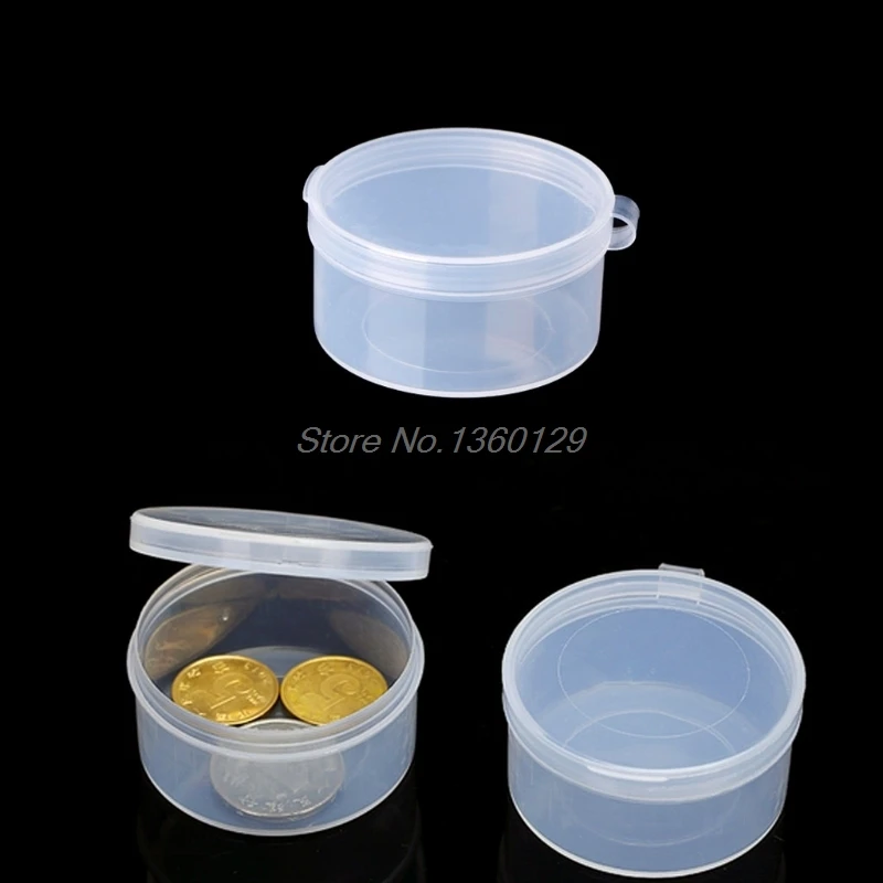 Plastic Round Clear Plastic Containers Jewelry Beads Storage Ring Box earrings Case necklace Organizer Woman Make-up Table Box
Plastic Round Clear Plastic Containers Jewelry Beads Storage Ring Box earrings Case necklace Organizer Woman Make-up Table Box