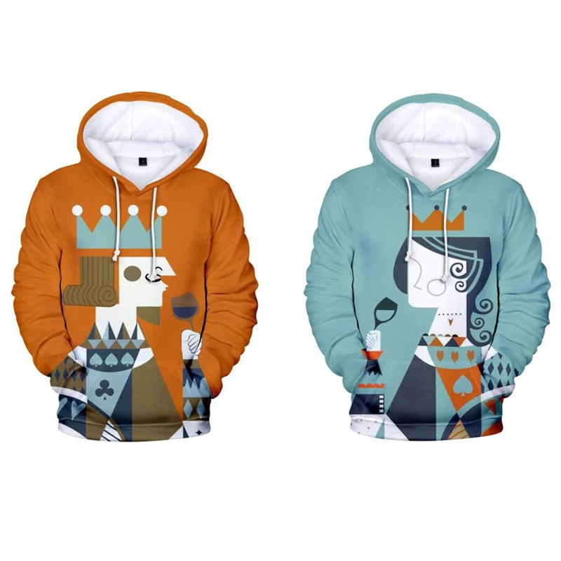 King Queen Poker 3D Printed Funny Hoodie for Women Men Harajuku Sweatshirt Fashion Lovers Couples Hooded Pullovers Tracksuits
King Queen Poker 3D Printed Funny Hoodie for Women Men Harajuku Sweatshirt Fashion Lovers Couples Hooded Pullovers Tracksuits