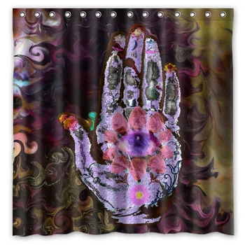 Hamsa hand Polyester Waterproof Shower Curtain 71*71 inch Mildew Resistant Bath Curtain Bathroom Decor 12pc Hooks
Hamsa hand Polyester Waterproof Shower Curtain 71*71 inch Mildew Resistant Bath Curtain Bathroom Decor 12pc Hooks