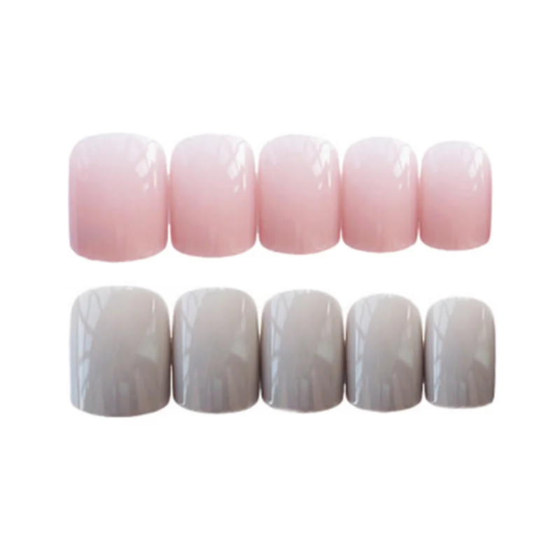 New and High Quality DIY Cute Sweet Light Gray Powder Long Lasting Square Head Solid Color Charming Fake Nails Finished 24PCS
New and High Quality DIY Cute Sweet Light Gray Powder Long Lasting Square Head Solid Color Charming Fake Nails Finished 24PCS