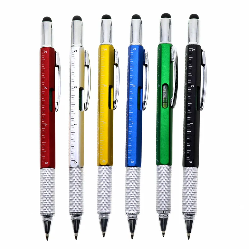 1 Pcs New Arrival Tool Ballpoint Pen Screwdriver Ruler Spirit Level with a top and scale multifunction 6 in 1 pen
1 Pcs New Arrival Tool Ballpoint Pen Screwdriver Ruler Spirit Level with a top and scale multifunction 6 in 1 pen