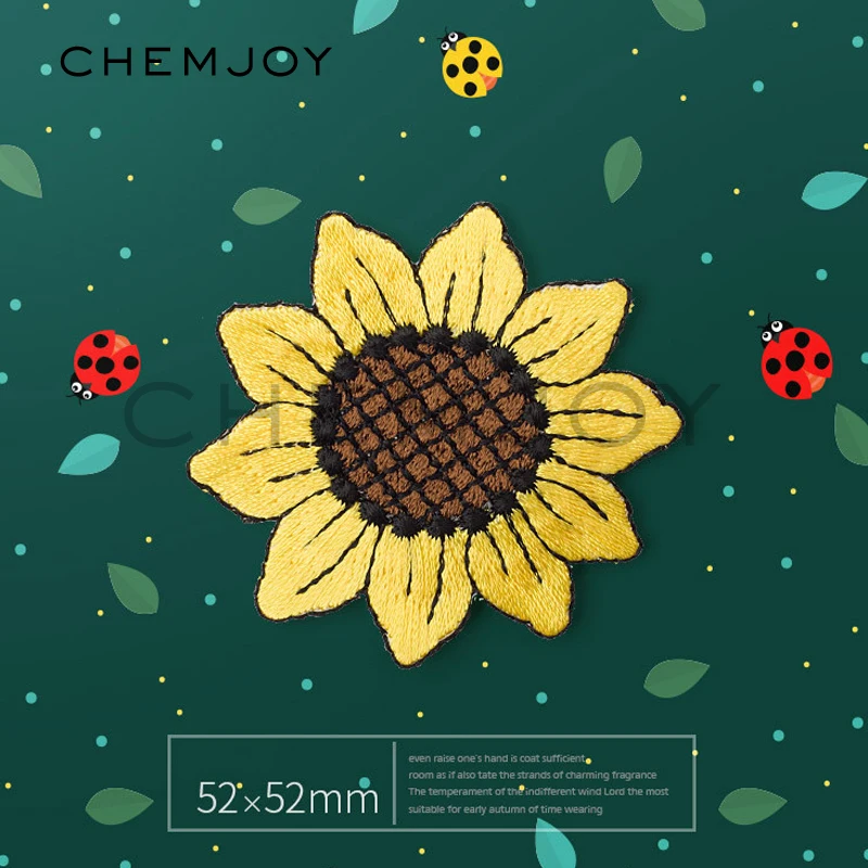 Sunflower Embroidered Patch for Clothes Ironing on Stickers Sewing Flower Applique for Jacket Shoes Backpack Sticker Badges
Sunflower Embroidered Patch for Clothes Ironing on Stickers Sewing Flower Applique for Jacket Shoes Backpack Sticker Badges