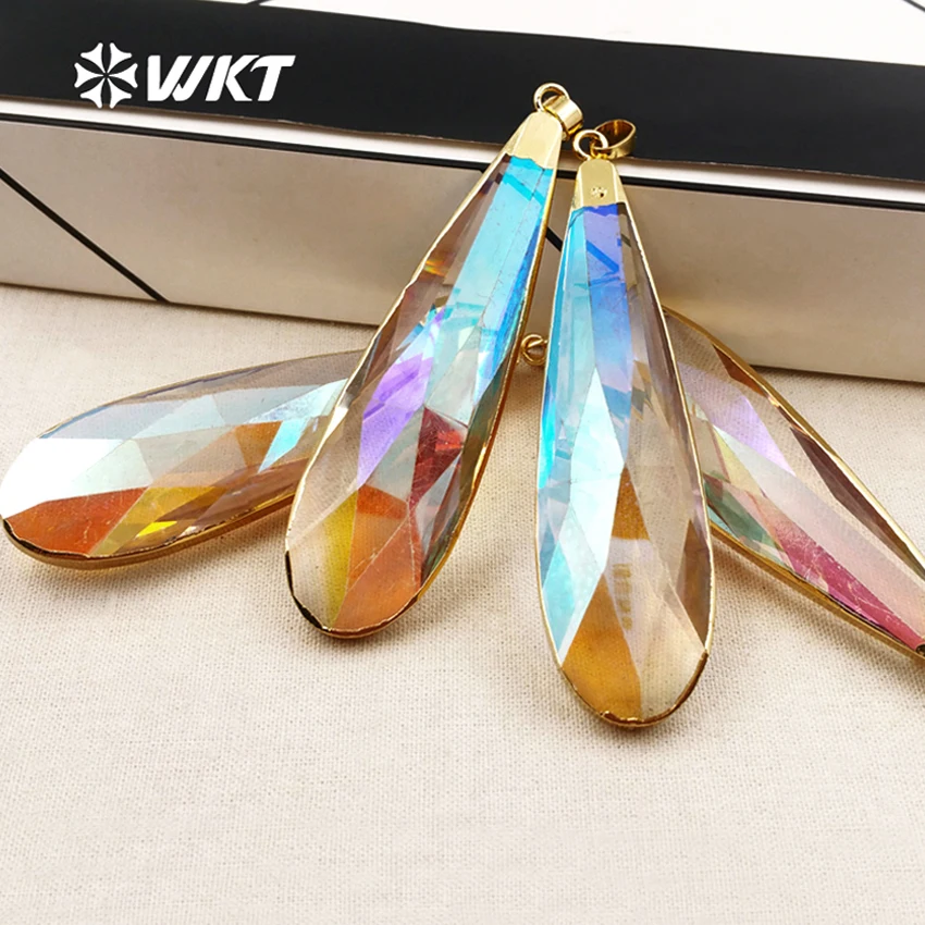 WT-P1362 Amazing Colorful Crystal Pillar Style Pendant Charming Crystal Quartz Necklaces Pendants Multi-Faced Shape Pendant
WT-P1362 Amazing Colorful Crystal Pillar Style Pendant Charming Crystal Quartz Necklaces Pendants Multi-Faced Shape Pendant