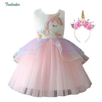 Girls Princess Unicorn Costumes For Kids Flower Ball Gown Tutu Dress Cosplay Unicornio Costume Vestido Children Carnivls Costume
Girls Princess Unicorn Costumes For Kids Flower Ball Gown Tutu Dress Cosplay Unicornio Costume Vestido Children Carnivls Costume