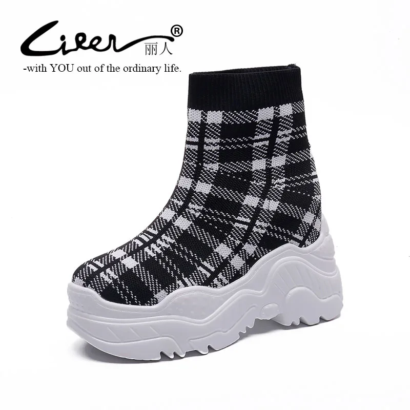 Winter New Women Boots Casual Platform Wedge Knitted Socks Short Boots Elastic Band Stretch Flat Shoes High Heels Ankle Boots
Winter New Women Boots Casual Platform Wedge Knitted Socks Short Boots Elastic Band Stretch Flat Shoes High Heels Ankle Boots