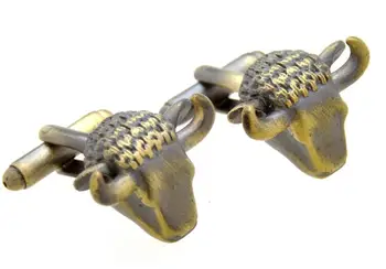 10pairs/lot Vintage Bronze Oxhead Bull Head Cufflinks Retro West Country Cowboy Cow Head Cuff Links Men's Jewelry Gift Wholesale
10pairs/lot Vintage Bronze Oxhead Bull Head Cufflinks Retro West Country Cowboy Cow Head Cuff Links Men's Jewelry Gift Wholesale
