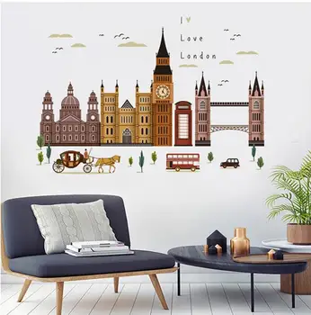 Creative British famous architecture wallpaper stickers dormitory wall stickers corridor wallpaper self-adhesive sticker decor
Creative British famous architecture wallpaper stickers dormitory wall stickers corridor wallpaper self-adhesive sticker decor