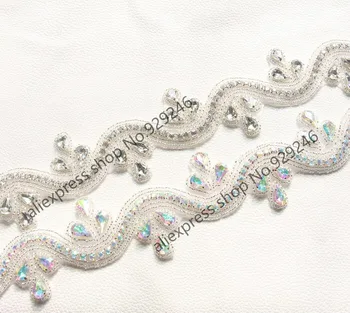 free shipping 88cm/pack 4.2cm wave-shape AB tear-drop crystal rhinestone trims for garment hairdress wedding dress decoration
free shipping 88cm/pack 4.2cm wave-shape AB tear-drop crystal rhinestone trims for garment hairdress wedding dress decoration