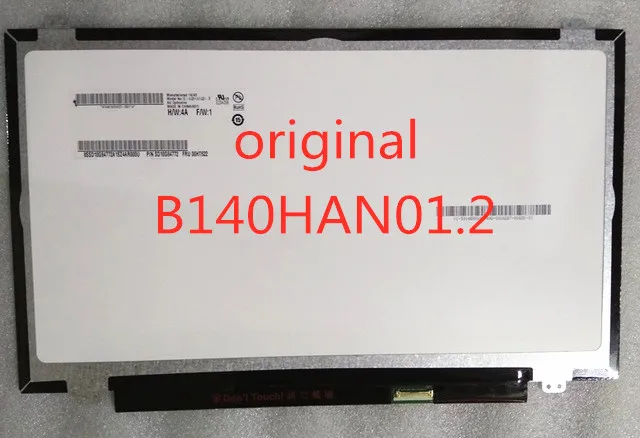 14"inch LED 1920*1080 B140HAN01.2 fit for B140HAN01.1 B140HAN01.3 IPS 30pin For Lenovo Y40 E440 T450 T440P T440S LCD LED screen
14"inch LED 1920*1080 B140HAN01.2 fit for B140HAN01.1 B140HAN01.3 IPS 30pin For Lenovo Y40 E440 T450 T440P T440S LCD LED screen