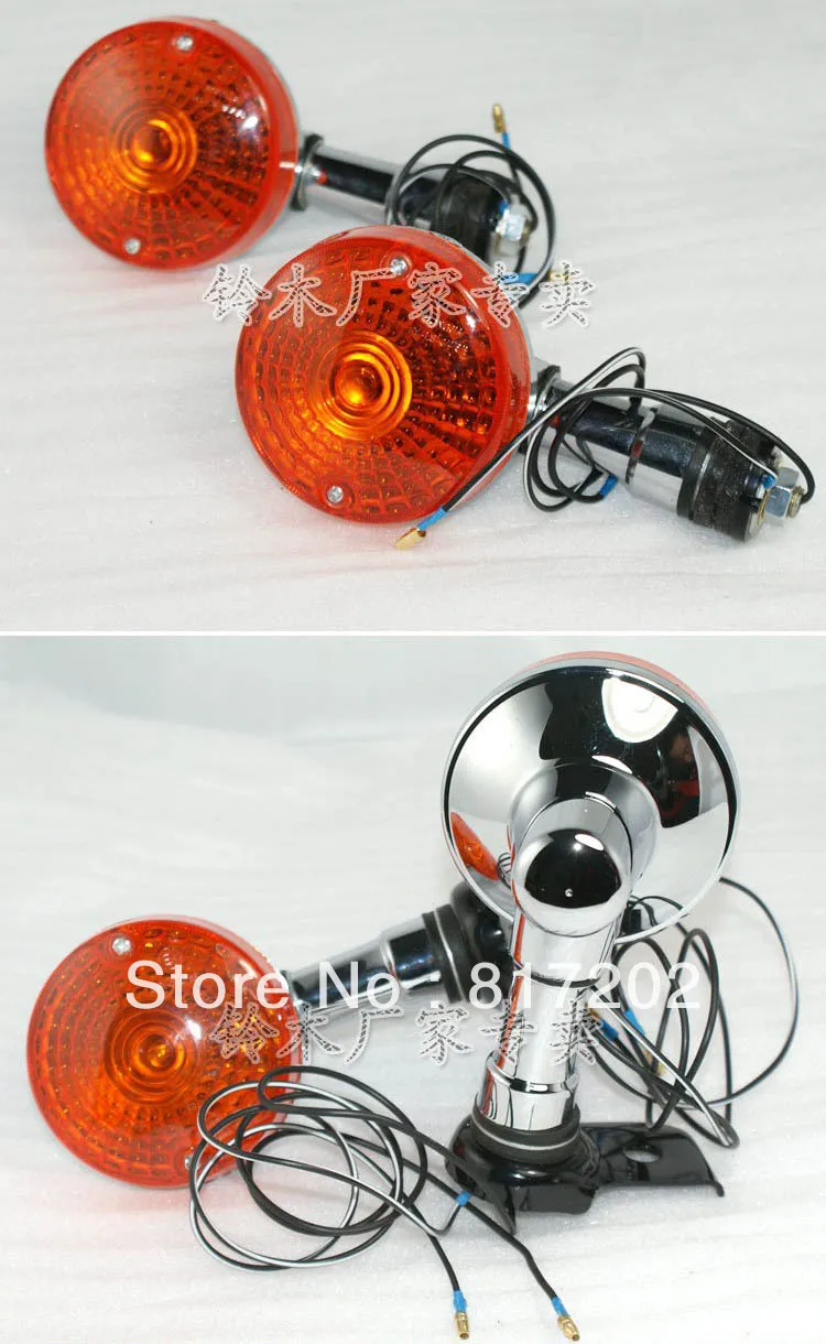 FREE SHIPPING GN250 GN 250 Turn Signals / Indicator Lights Winker Blinker FRONT & REAR 4pcs / set
FREE SHIPPING GN250 GN 250 Turn Signals / Indicator Lights Winker Blinker FRONT & REAR 4pcs / set
