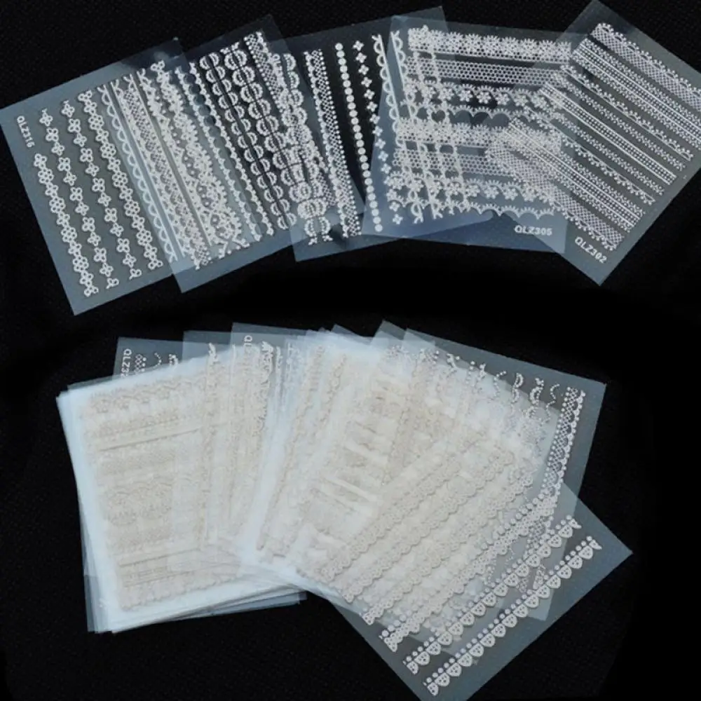 30 Sheets/lot Black White Lace Transfer Foil Nail Art Sexy Full Wraps Flower Glue Adhesive DIY Manicure Styling Tools
30 Sheets/lot Black White Lace Transfer Foil Nail Art Sexy Full Wraps Flower Glue Adhesive DIY Manicure Styling Tools