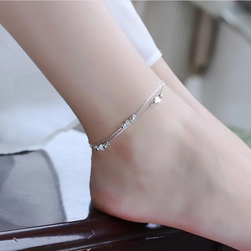 Everoyal Top Quality 925 Sterling Silver Bracelets For Women Jewelry Charm Ball Heart Anklet Accessories For Girls Gift
Everoyal Top Quality 925 Sterling Silver Bracelets For Women Jewelry Charm Ball Heart Anklet Accessories For Girls Gift