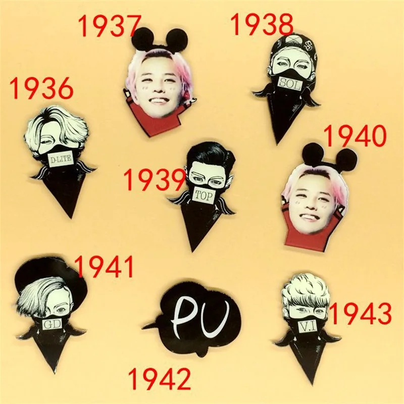 1 PC Acrylic Brooches Funny Cartoon Cute Bigbang GD Head Brooches Backpack Student Clothes Brooches Pins On Bag Decor Brooch
1 PC Acrylic Brooches Funny Cartoon Cute Bigbang GD Head Brooches Backpack Student Clothes Brooches Pins On Bag Decor Brooch