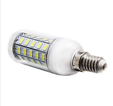 

E14 10W 48x5730SMD 1000LM 6000-6500K White Light LED Corn Bulb (110V OR 220V)