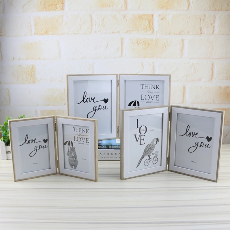 Creative Household Wooden Three Floding Photo Frames Ornaments Glass Photo Frames Desktop Crafts Home Decoration Birthday Gifts
Creative Household Wooden Three Floding Photo Frames Ornaments Glass Photo Frames Desktop Crafts Home Decoration Birthday Gifts