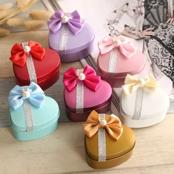 100pcs Heart Shape Metal Tin Candy Box Romantic Wedding Birthday Christmas Favor Bowknot Sweets Jewelry Boxes gift Wrap
100pcs Heart Shape Metal Tin Candy Box Romantic Wedding Birthday Christmas Favor Bowknot Sweets Jewelry Boxes gift Wrap